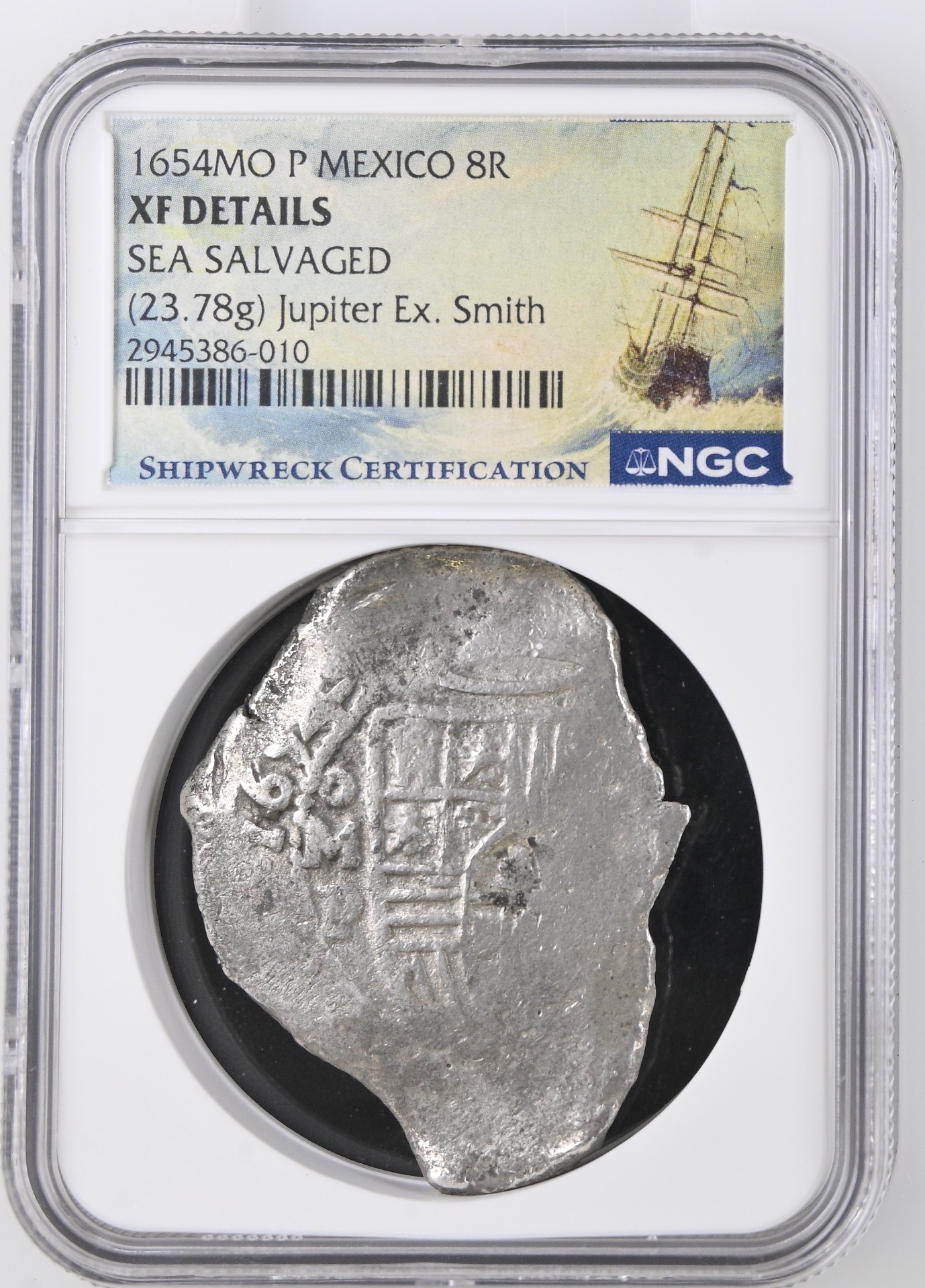 Jupiter Wreck 8 Reales obverse