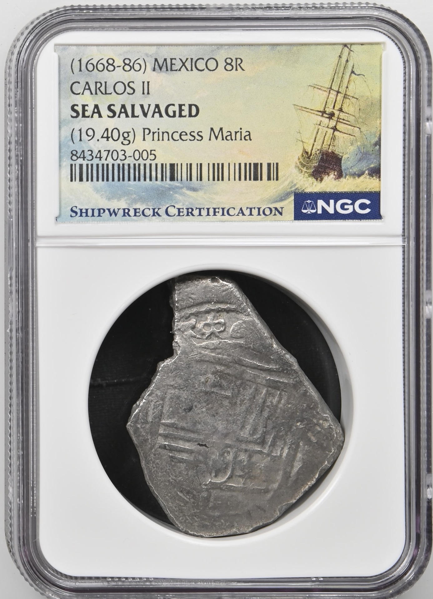 Princess Maria 8 Reales obverse
