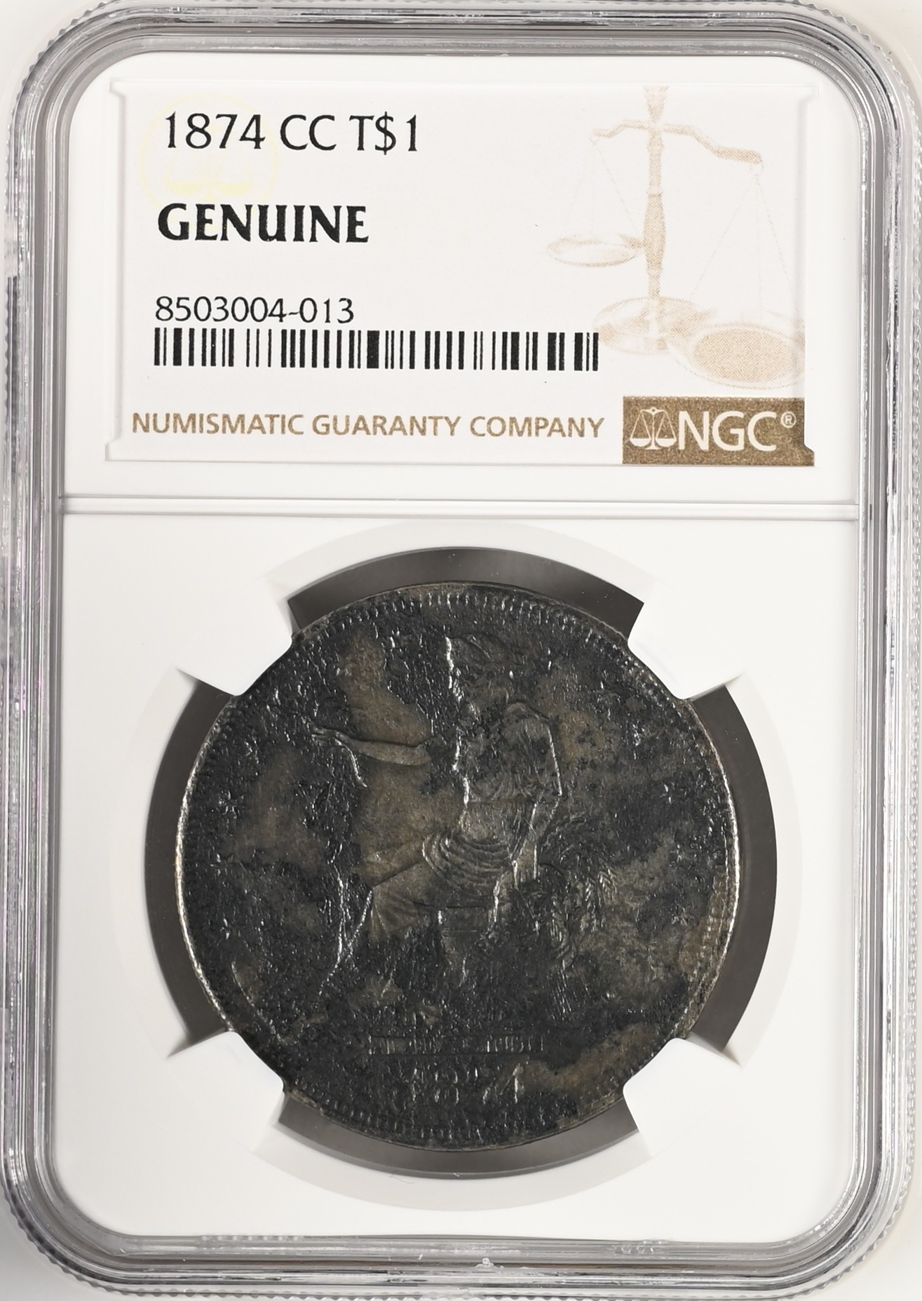 1874-CC Trade Dollar