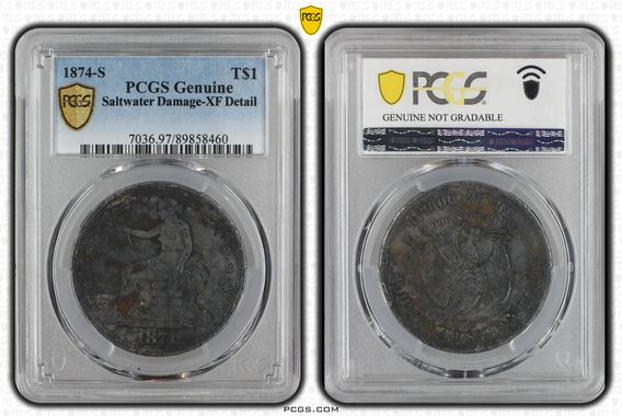 1874-S Trade Dollar - PCGS 89858460