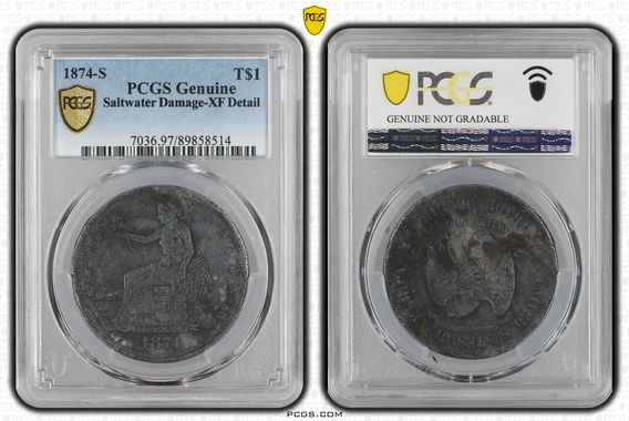1874-S Trade Dollar - PCGS 89858514
