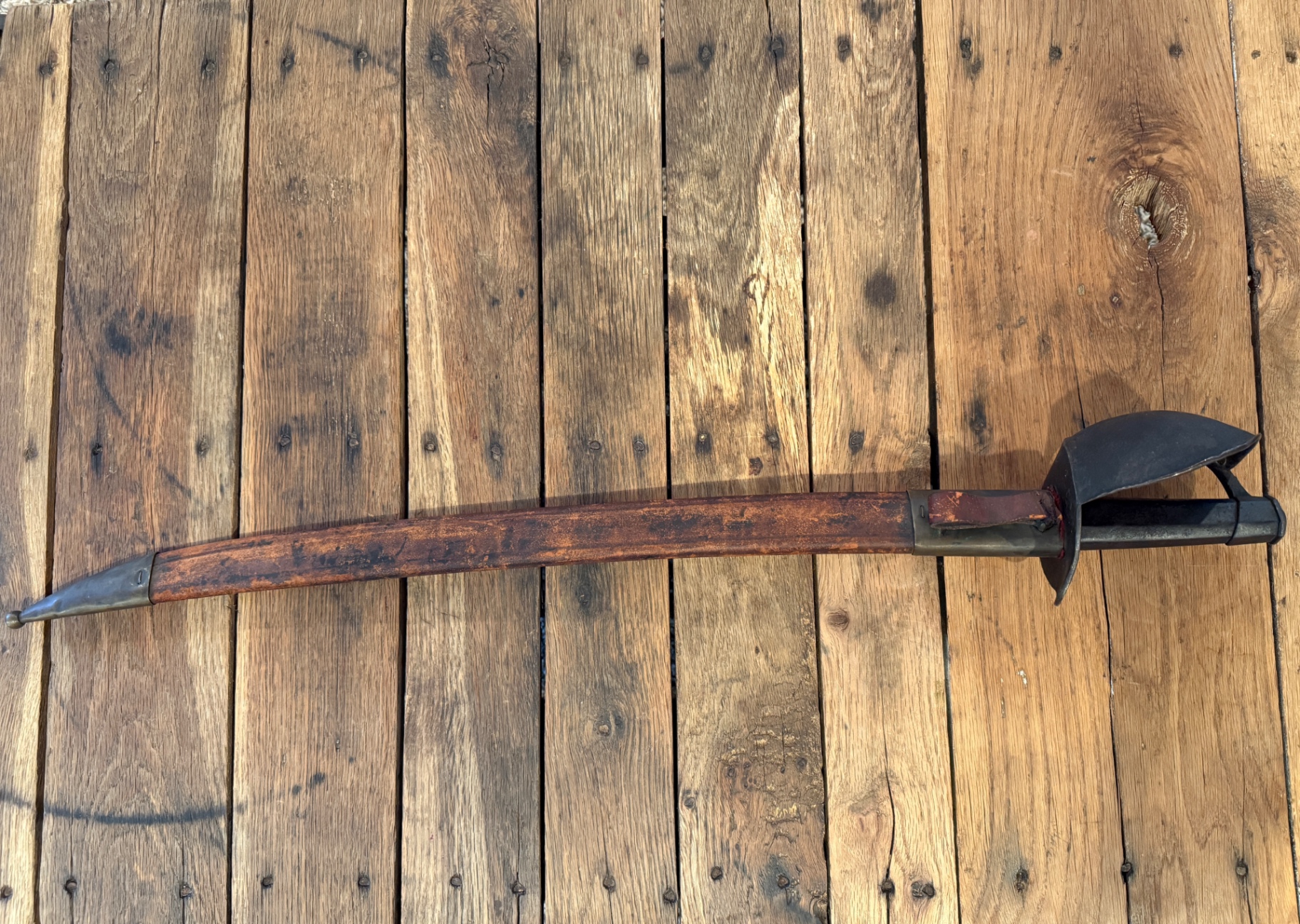 The scabbard - obverse side